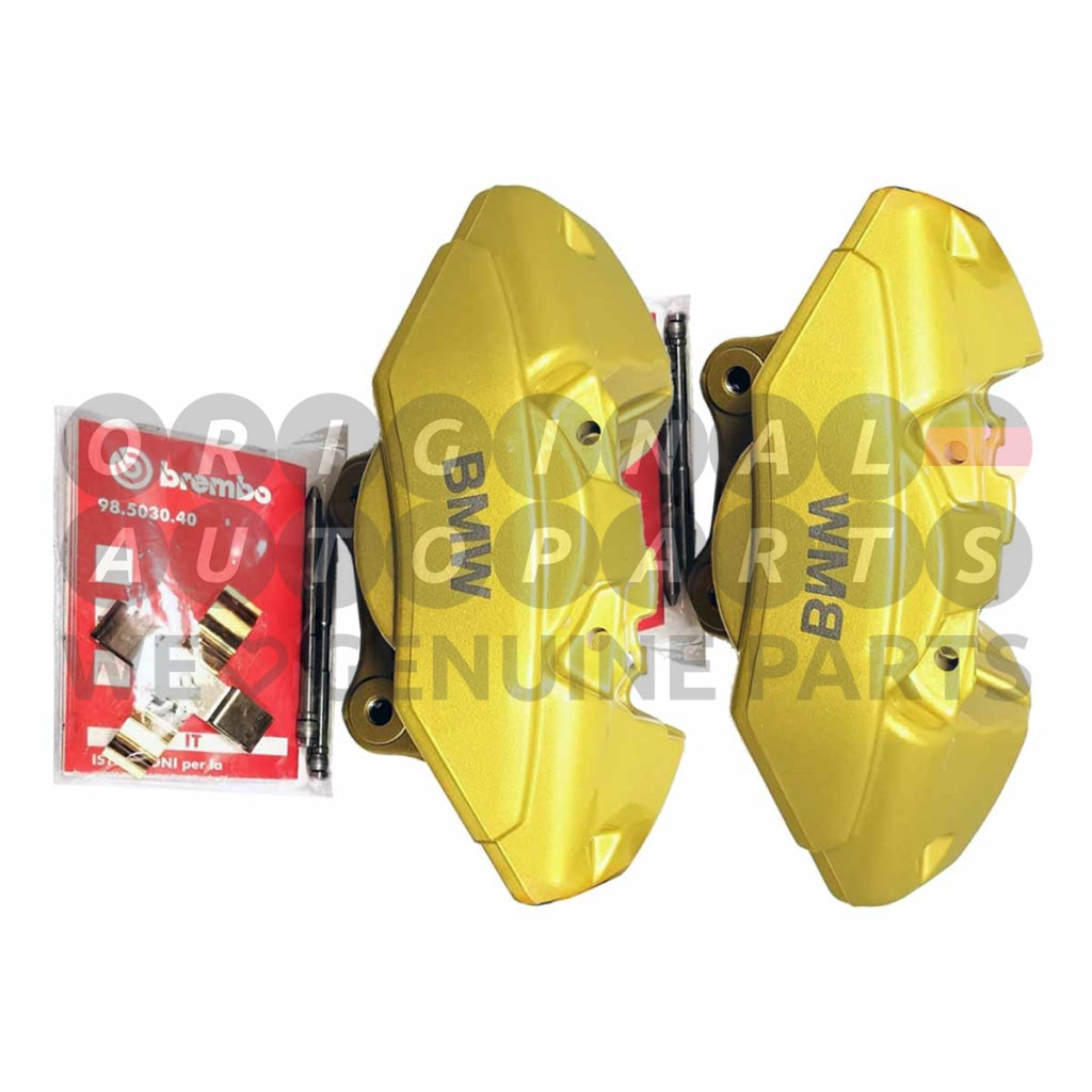 Genuine BMW Performance Brake Caliper Set rear left and right 34216786743 34216786744